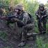 Ukrainian service members attend a military training near a frontline in Zaporizhzhia region