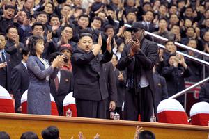Kim Jong-un i Dennis Rodman