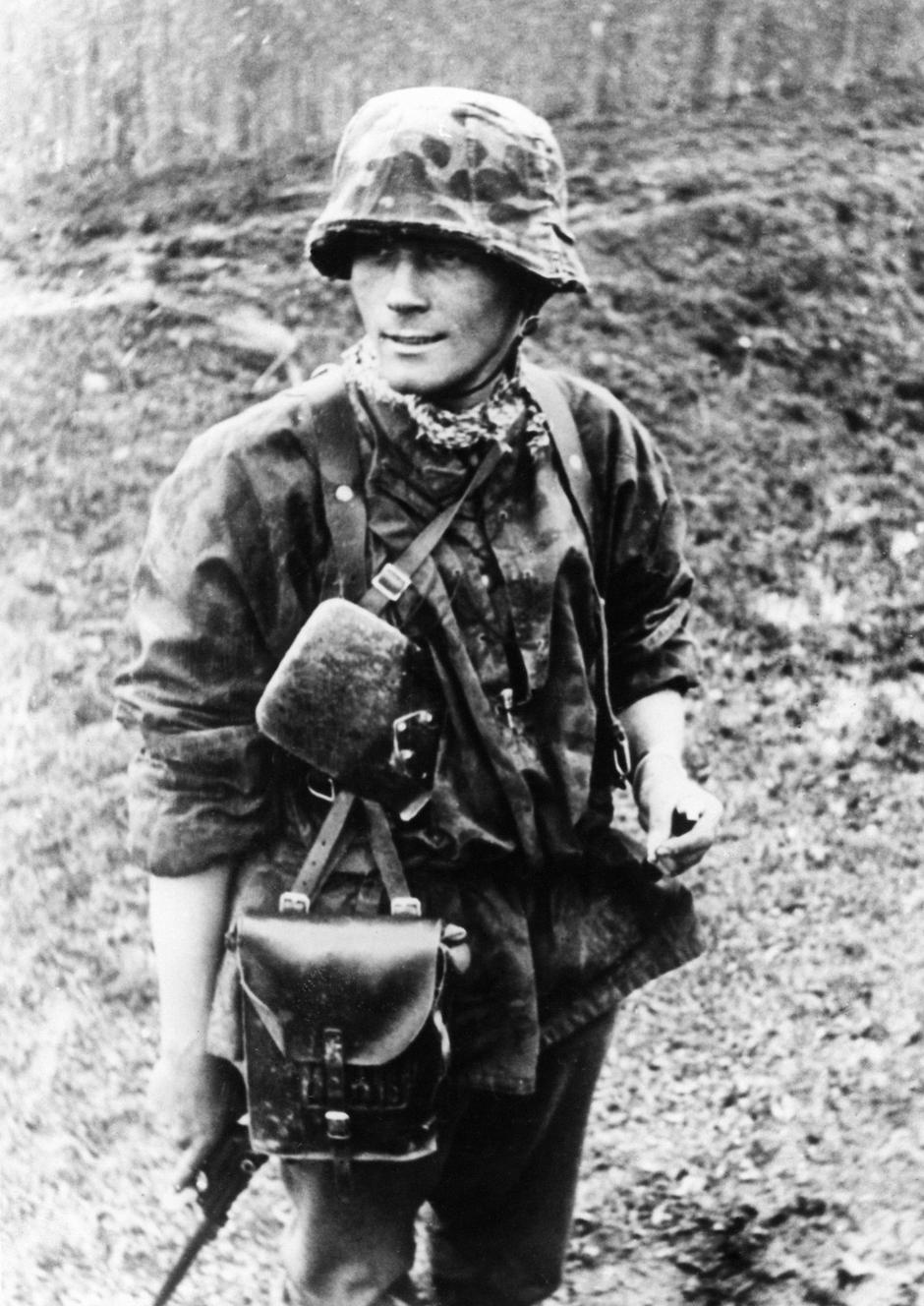 The leader of an assault detachment of the Waffen-SS on the Eastern Front, 1941 | Author: 