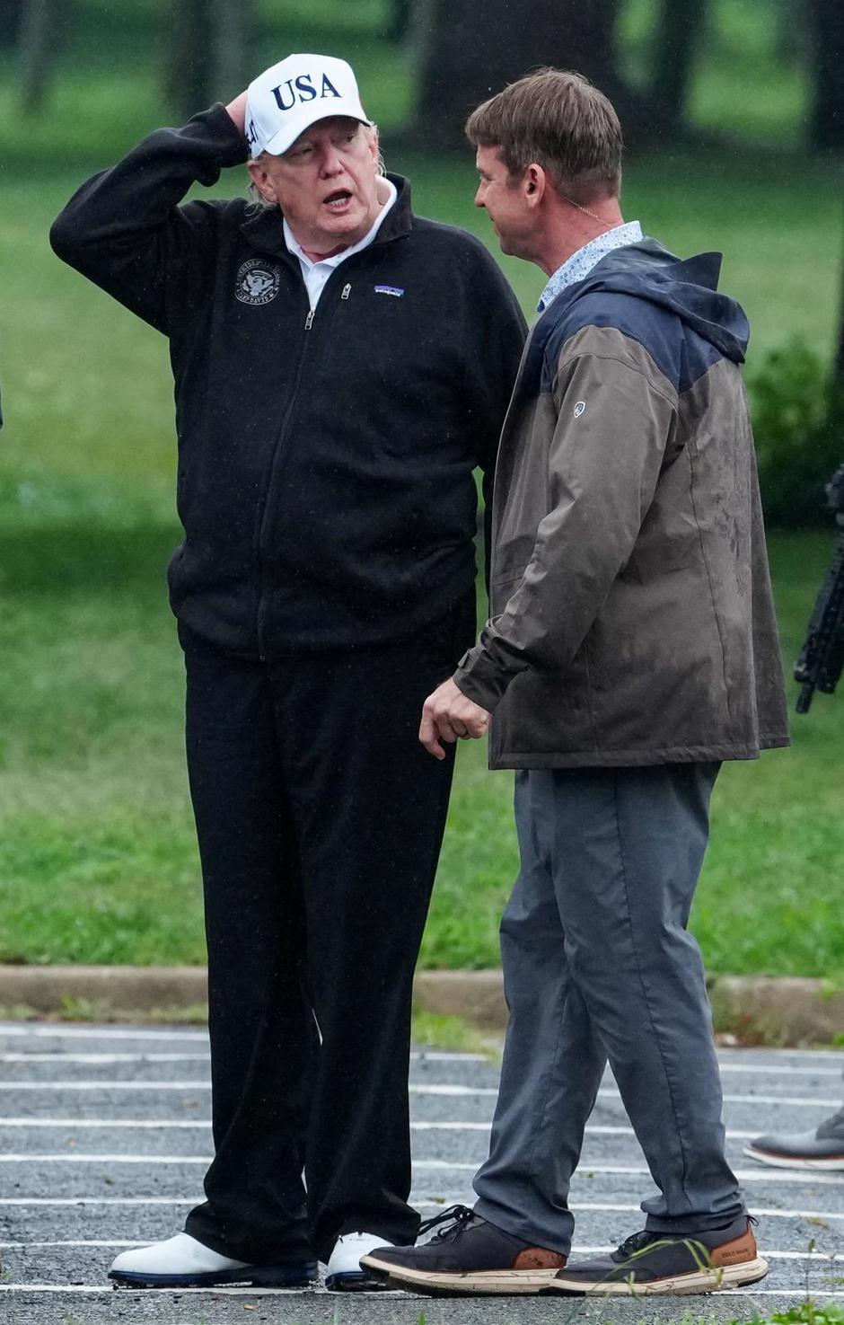 U.S. President Donald Trump visits golf course at Hains Point in Washington, D.C. | Author: Ken Cedeno/REUTERS
