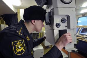 Russian Navy landing ship Pyotr Morgunov arrives at its base in Severomorsk