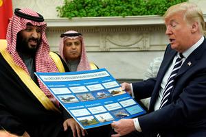 Mohammed bin Salman i Donald Trump