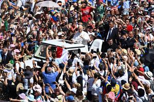 Pope Leo XIV Leads Canonization Of Pier Giorgio Frassati And Carlo Acutis - Vatican City