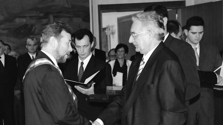 Vladimir Šeks i Franjo Tuđman 1995.