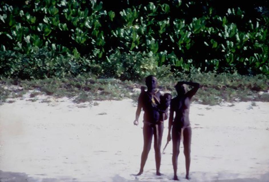 North sentinelese family, tribal people, Andaman and Nicobar island, India, Asia, Indian, Asian