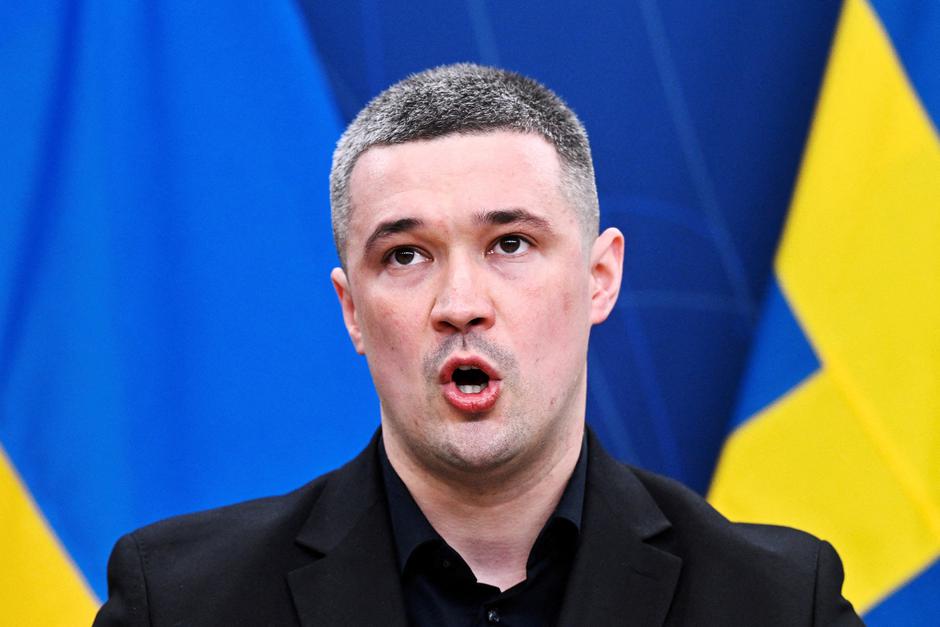 FILE PHOTO: Ukraine's Defence Minister Fedorov and Sweden's Defence Minister Jonson hold a press conference in Stockholm | Author: Fredrik Sandberg/TT
