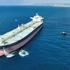 FILE PHOTO: Crude oil tanker Nissos Christiana is anchored in the port of Tartus