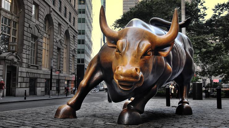 Skulptura bika u Wall Streetu
