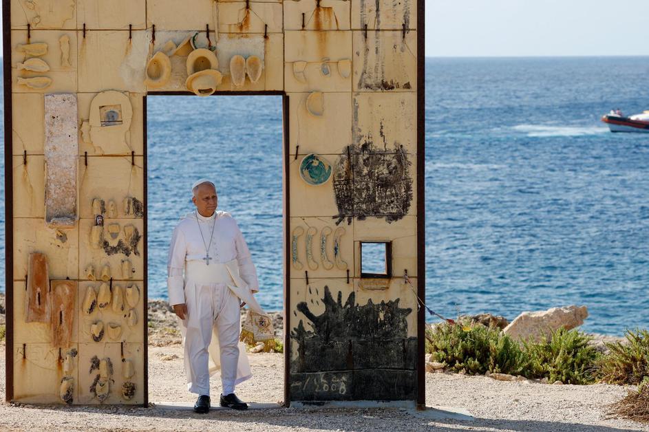 Pope Leo visits the Italian island of Lampedusa