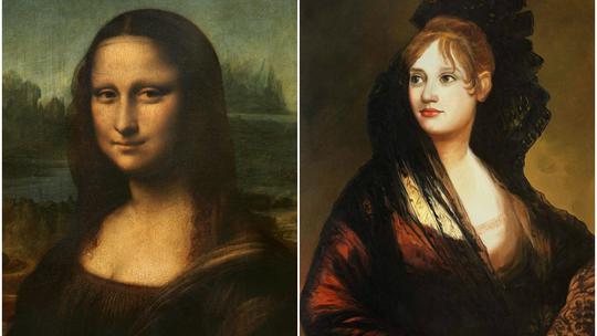 Mona Lisa i Doña Isabel de Porcel