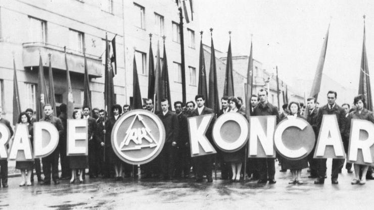 Zaposlenici tvornice Rade Končar 1950. godine