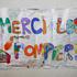 French children thank firefighters as they return home after devastating fire