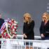 Sheryl Chafee, AMF Board chair, with NASA Associate Administrator Bob Cabana and Kennedy Space Center Director Janet Petro, laid a wreath at the Space Mirror Memorial during the Day of Remembrance on January 26, 2023. The ceremony honored Apollo 1 and shu