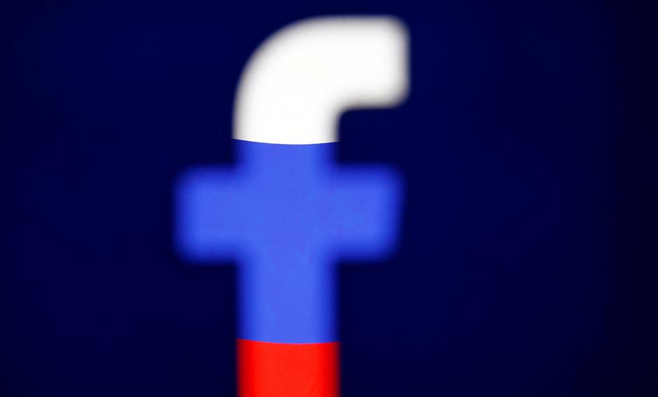 Logo Facebooka s ruskom zastavom | Author: DADO RUVIC/REUTERS/PIXSELL