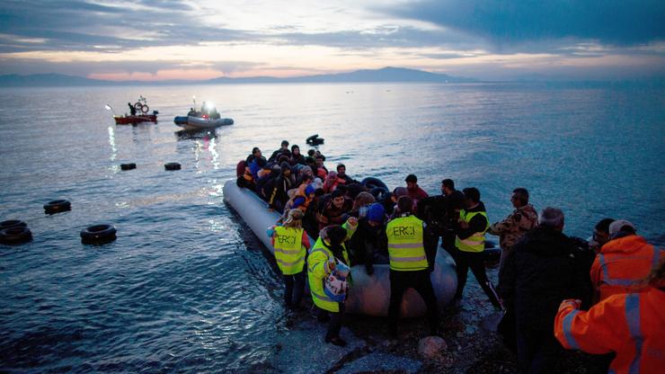 Izbjeglice na putu iz Turske u Grčku