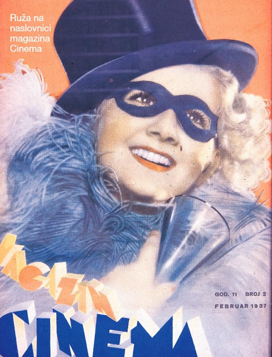Ruža Cvjetičanin u magazinu Cinema 1937. | Author: Muzej Grada Zagreba