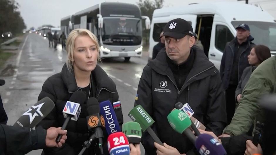 Aid convoy sets off for Russian-held town of Oleshky in Ukraine | Author: Yana Lantratova