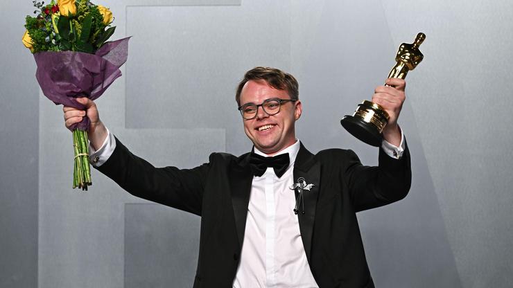 Los Angeles, USA. March 15th, 2026. Pavel Talankin arriving at the Vanity Fair Oscar Party, the David Geffen Galleries, LACMA. Credit: Doug Peters/EMP