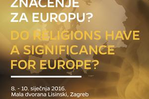 Međunarodni kongres "Imaju li religije značenje za Europu?"