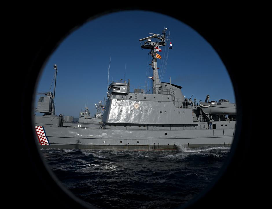 Split: Hrvatska ratna mornarica izvodi vježbu za vojni mimohod | Author: Marko Lukunic/PIXSELL