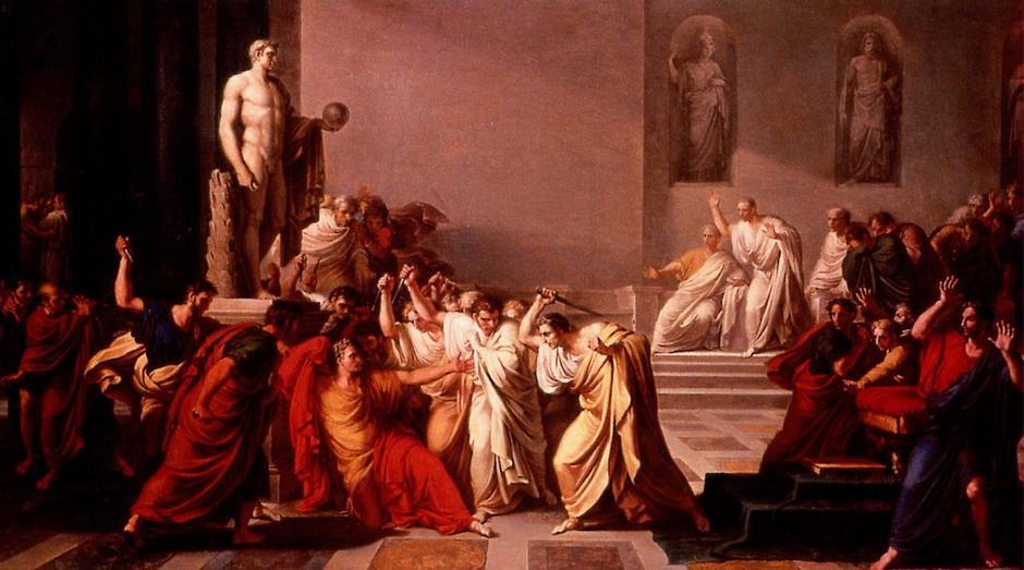 Ubojstvo Cezara u rimskom Senatu | Author: Wikipedia