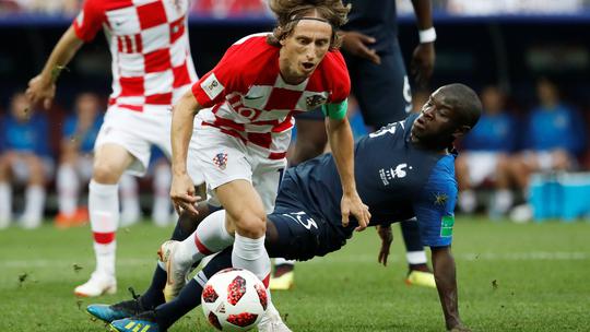 Luka Modrić, trenutak s utakmice Hrvatska-Francuska 2:4