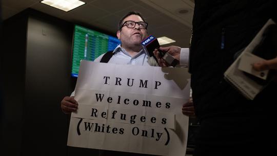 Afrikaner South African 'refugees' arrive in Washington, Dulles, United States - 12 May 2025