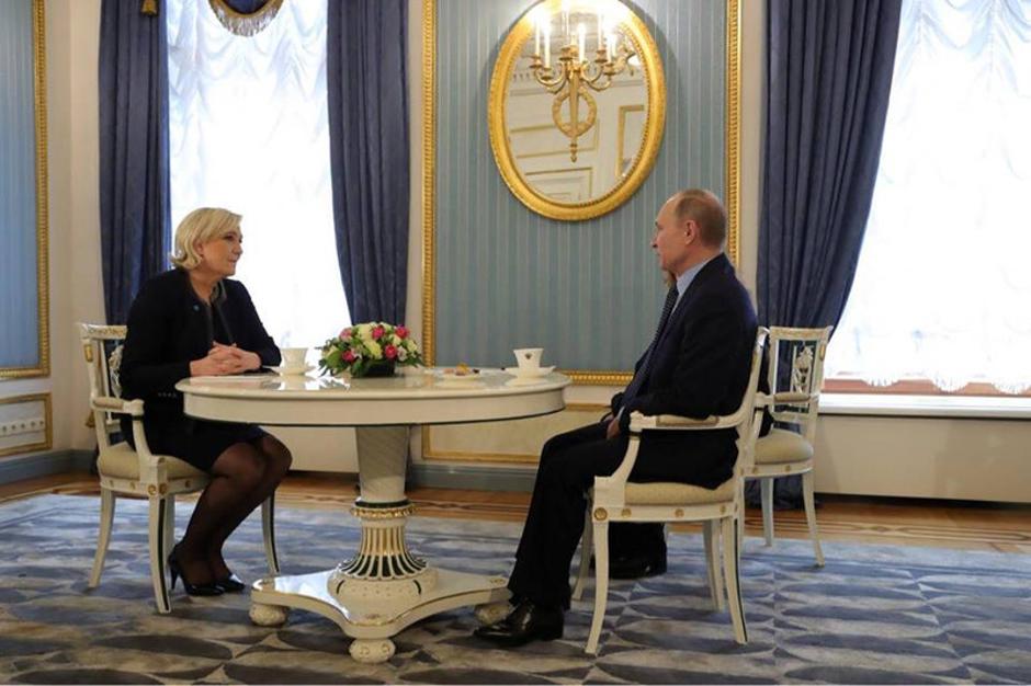 Marine Le Pen i Vladimir Putin 2017. u Kremlju | Author: Facebook