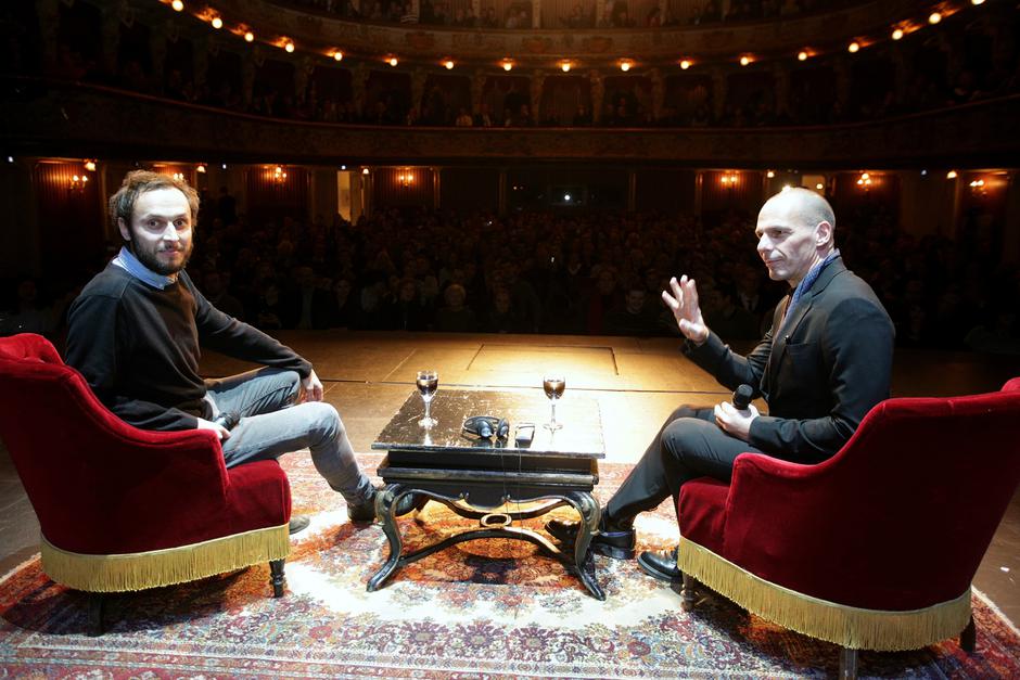 Srećko Horvat i Yanis Varoufakis | Author: Žarko Bašić/ Pixsell