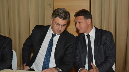 Andrej Plenković i Gordan Jandroković