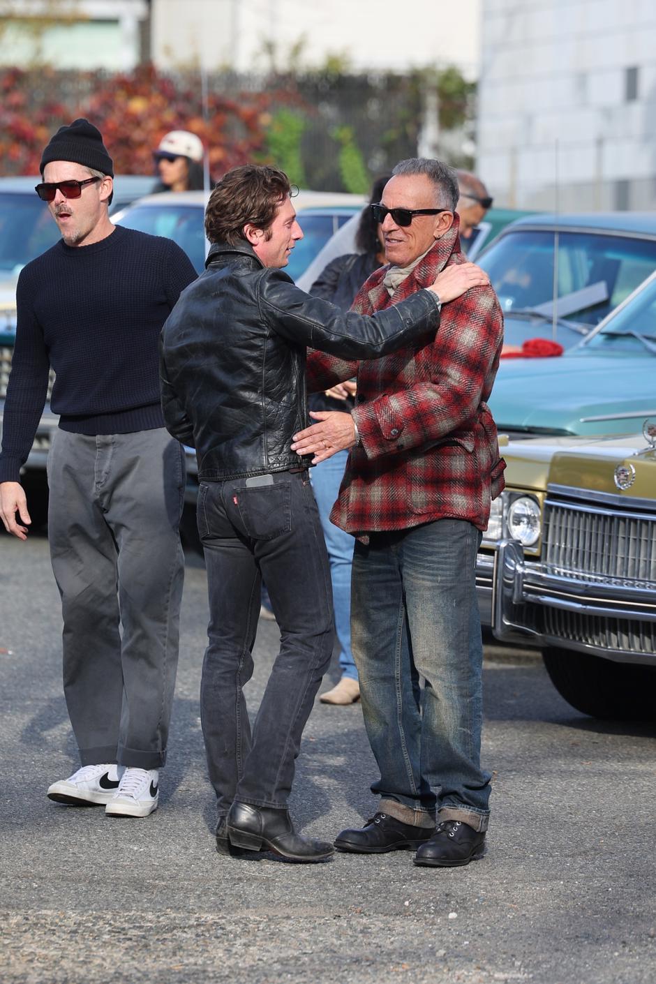 Bruce Springsteen visits Jeremy Allen White on set of "Deliver Me From Nowhere" in New Jersey | Author: TYJA, AGNY