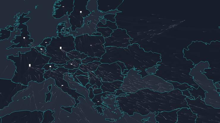 Interaktivna karta kretanja izbjeglica