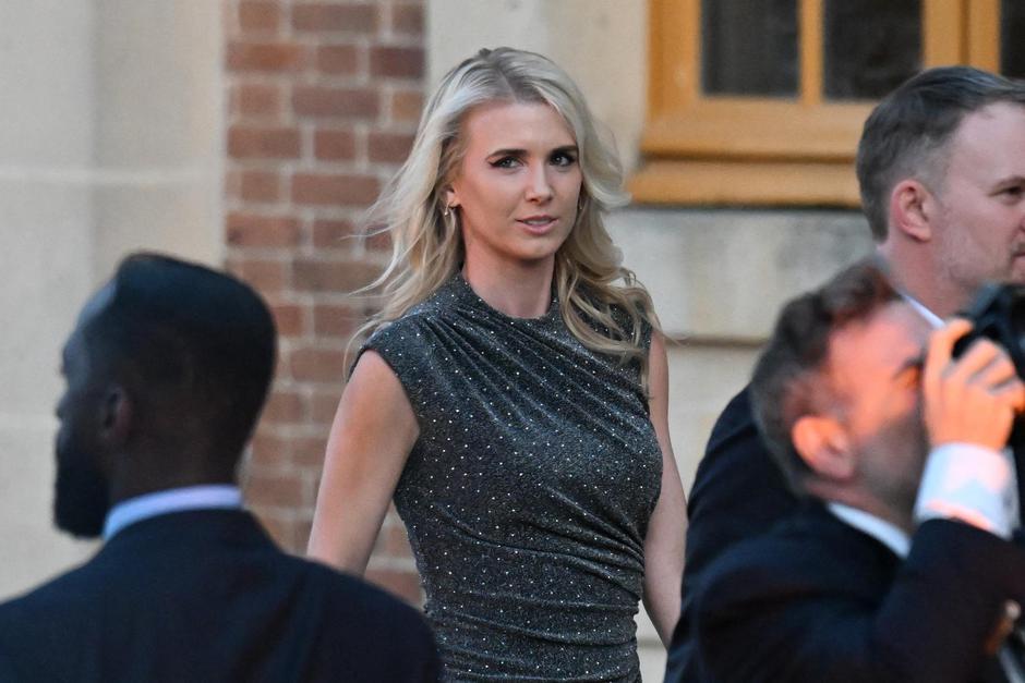 Natalie Harp "l'assistante spéciale" de Donald Trump au diner donné à Versailles | Author: LIONEL URMAN  / BESTIMAGE/BESTIM