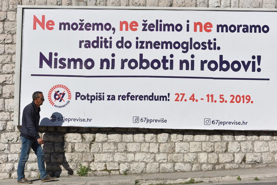 Referendumska inicijativa "67 je previše" | Author: Hrvoje Jelavić/PIXSELL