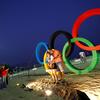 Znak Olimpijskih igara na Copacabani