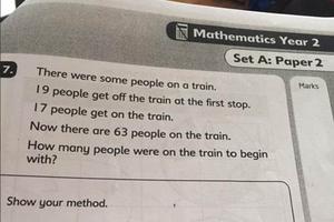 Matematički zadatak za djecu u drugom razredu