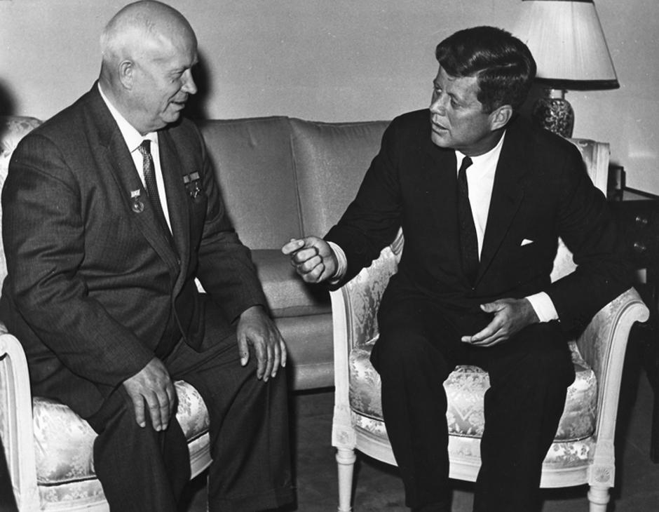 Nikita Hruščov, J. F. Kennedy | Author: Wikipedia