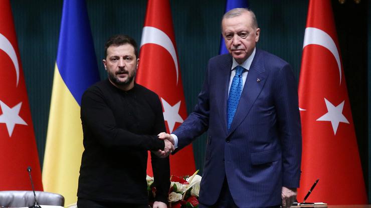 FILE PHOTO: Ukrainian President Volodymyr Zelenskiy visits Turkey