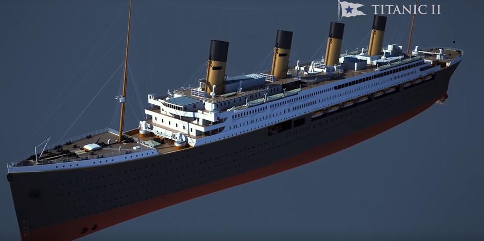 Replika slavnog broda Titanic II