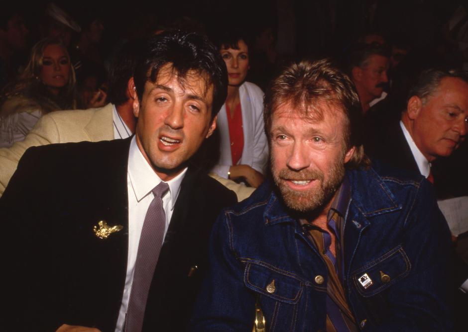 **FILE PHOTO** Chuck Norris Has Passed Away. Sylvester Stallone and Chuck Norris Circa 1980's Credit: Ralph Dominguez/MediaPunch | Author: Profimedia
