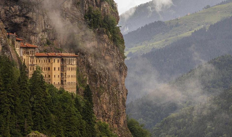 Sumela Monastery stands out with natural beauty and cultural heritage
