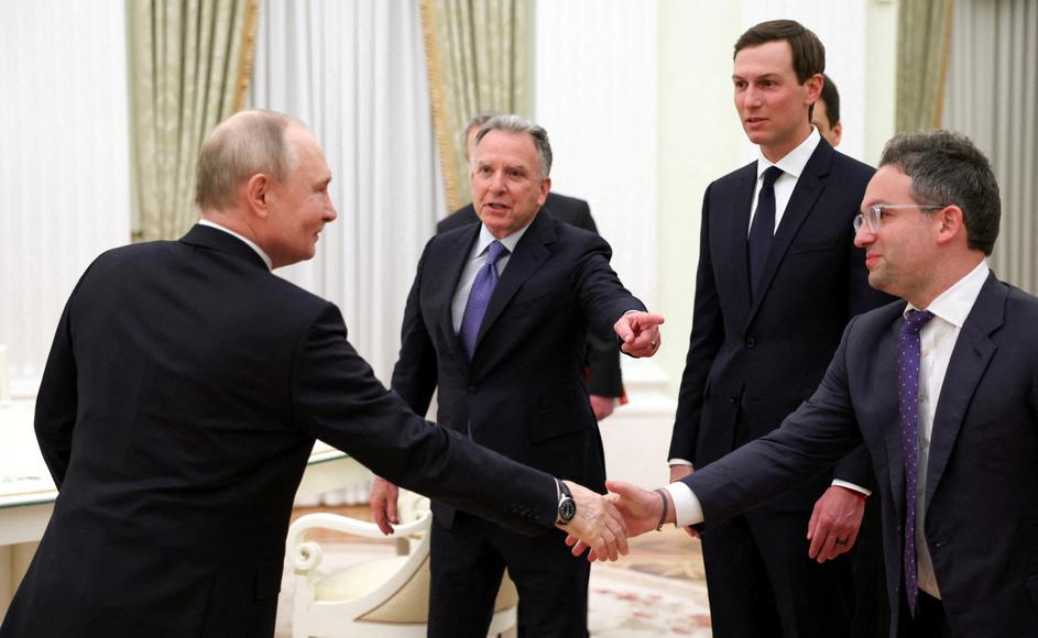 Russian President Putin hosts U.S. envoys for talks in Moscow