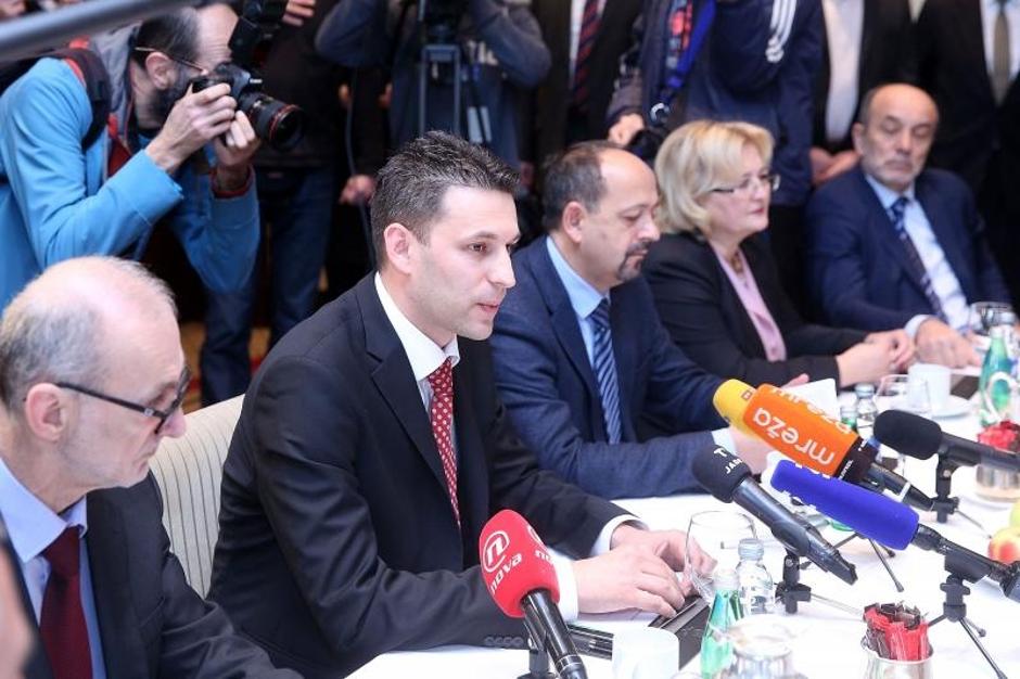 Zajednički sastanak Domoljubne koalicije, koalicije Hrvatska raste i MOST-a | Author: Patrik Macek (PIXSELL)