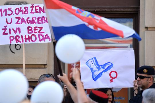 Prosvjed i protuprosvjed "Hoda za život"