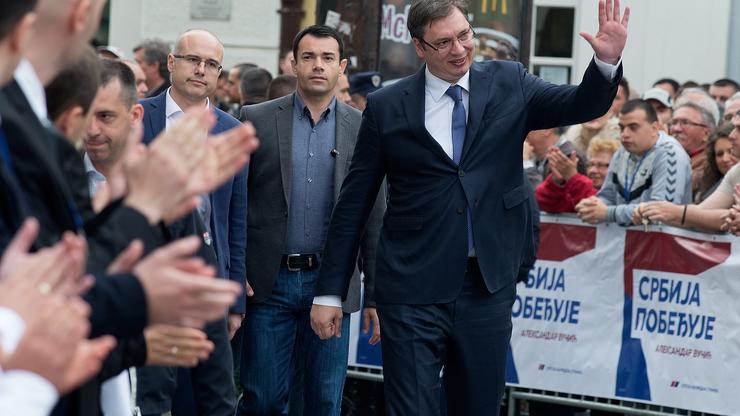 Aleksandar Vučić na predizbornom skupu vladajuće koalicije