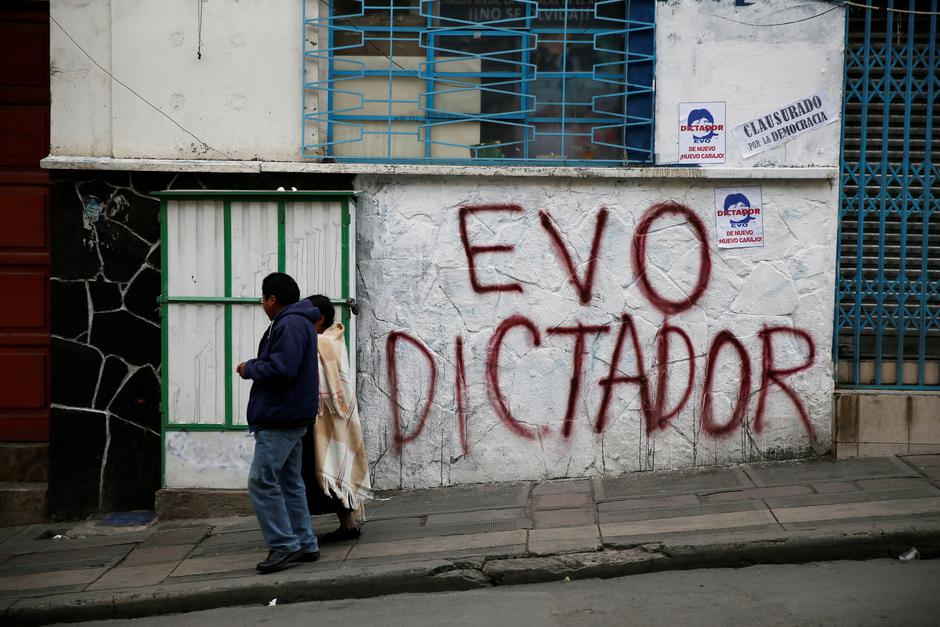 Bolivija - grafiti protiv predsjednika | Author: DAVID MERCADO/REUTERS/PIXSELL