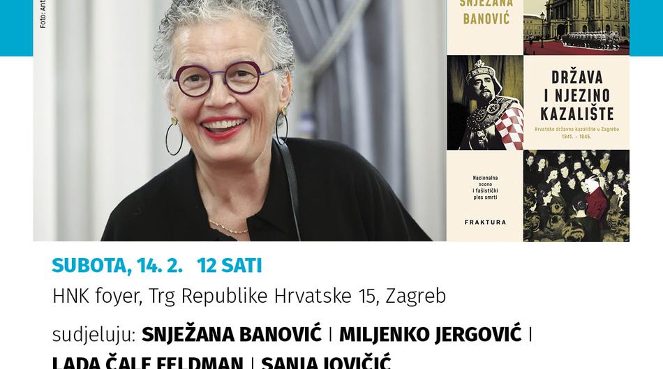 Dr&zcaron;ava i njezino kazali&scaron;te: Promocija nove knjige Snje&zcaron;ane Banovi&cacute;