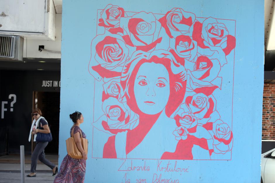 Split: Mural posvećen Zdravki Krstulović | Author: Miranda Cikotic/PIXSELL