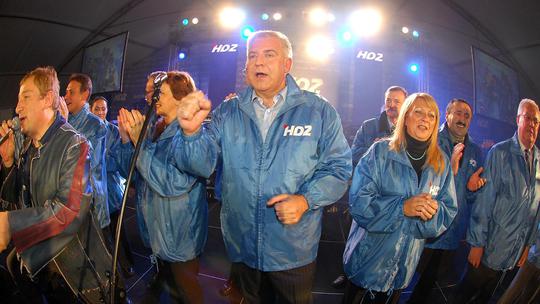 Zagreb: Predizborna kampanja HDZ-a za parlamentarne izbore 2007. godine