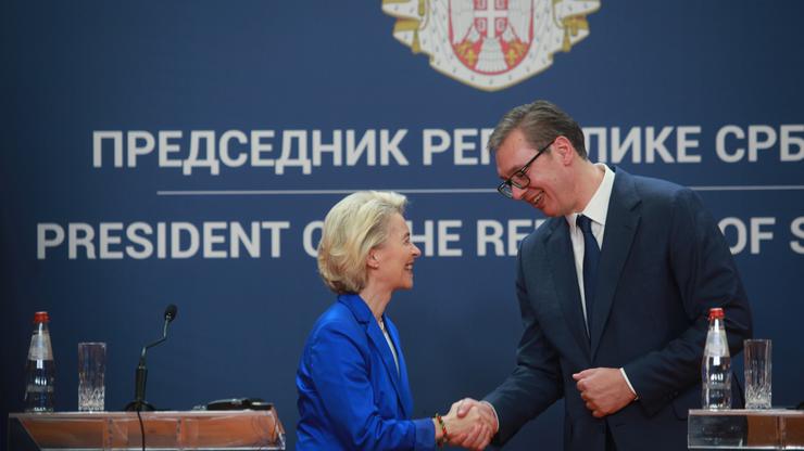 Beograd: Aleksandar Vučić i  Ursula von der Leyen dali su izjave nakon sastanka 